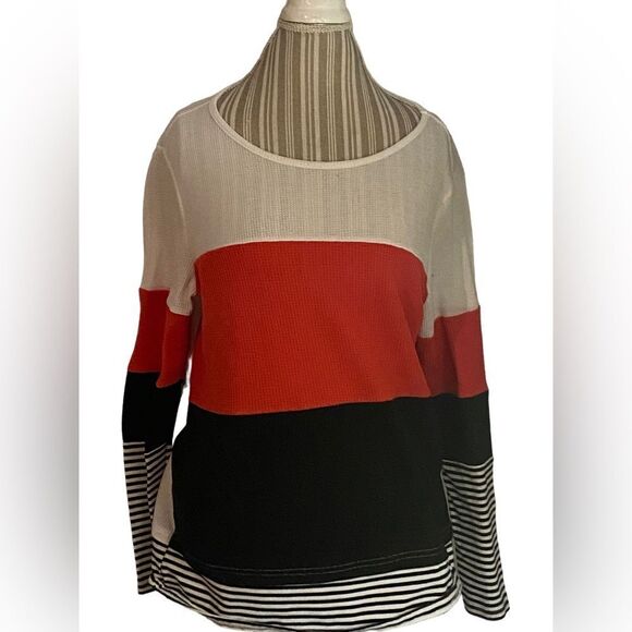 Kim Rogers ladies top layered look size large - Picture 1 of 2
